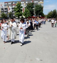 Blagdan Tijelova i procesija u Župi bl. Ivana Merza Zagreb-Špansko